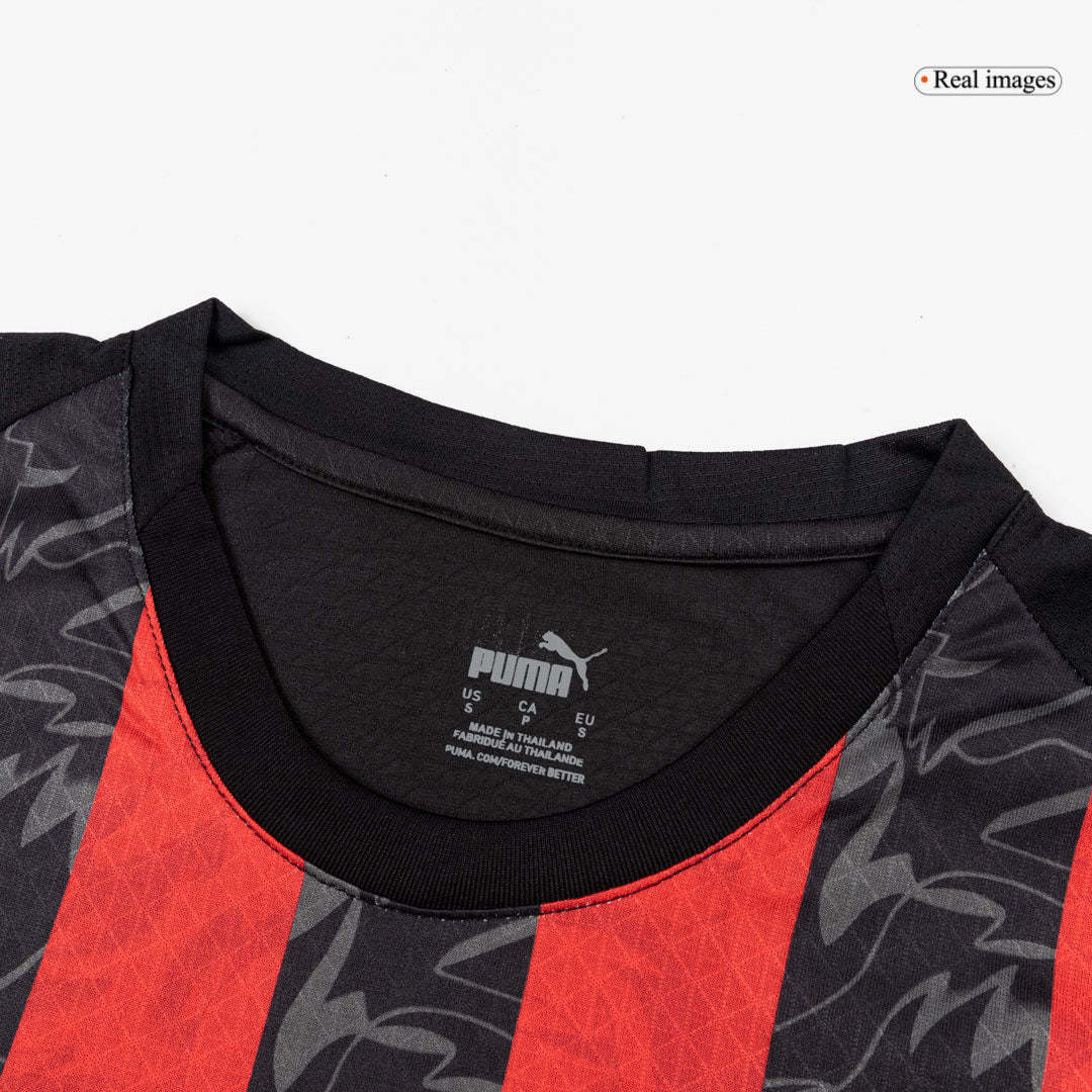 Maillot Domicile AC Milan 2025/26 Rouge et Noir Joueur