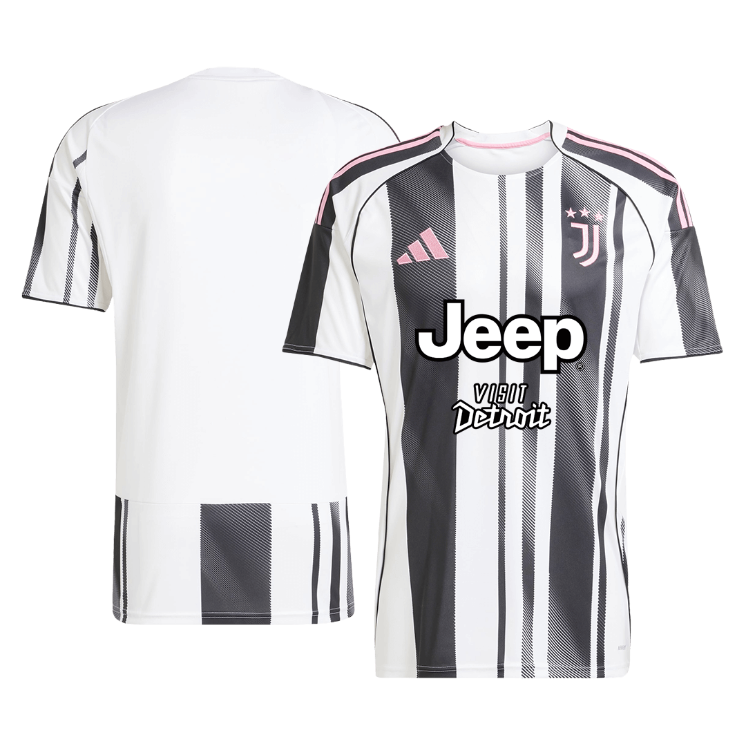 Juventus Domicile Maillot 2025/26 Noir&Blanc