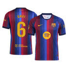 غافي #6 برشلونة القميص الأساسي 2026/27 أزرق وعنابي