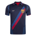 Rétro Maillot Extérieur Barcelone 2002/03 Bleu marine