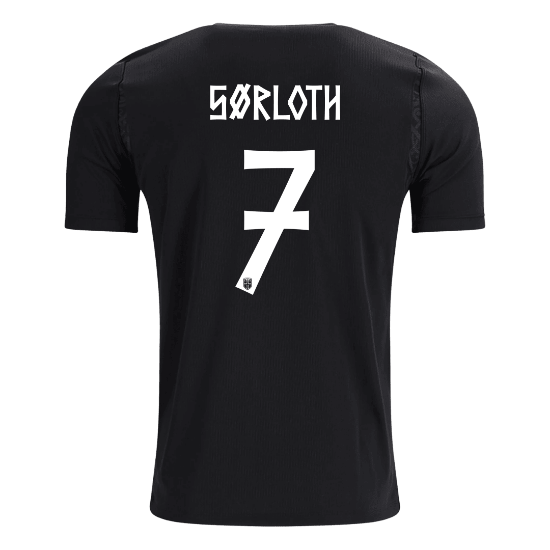 SØRLOTH #7 Norvège Extérieur Maillot - Coupe du Monde 2026 Noir