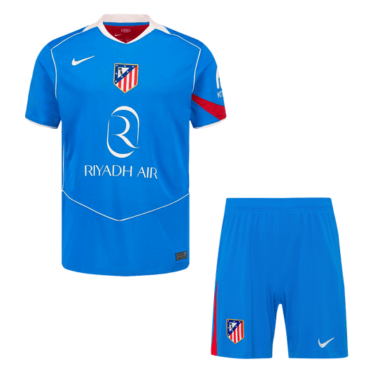 Atletico Madrid Third Maillot Kit 2025/26 Bleu