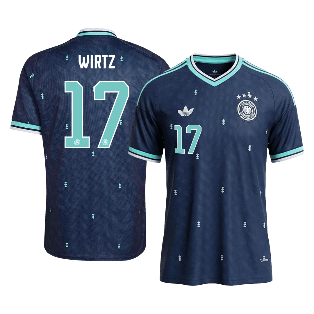 WIRTZ #17 Allemagne Maillot Extérieur - Coupe du Monde 2026 Bleu marine
