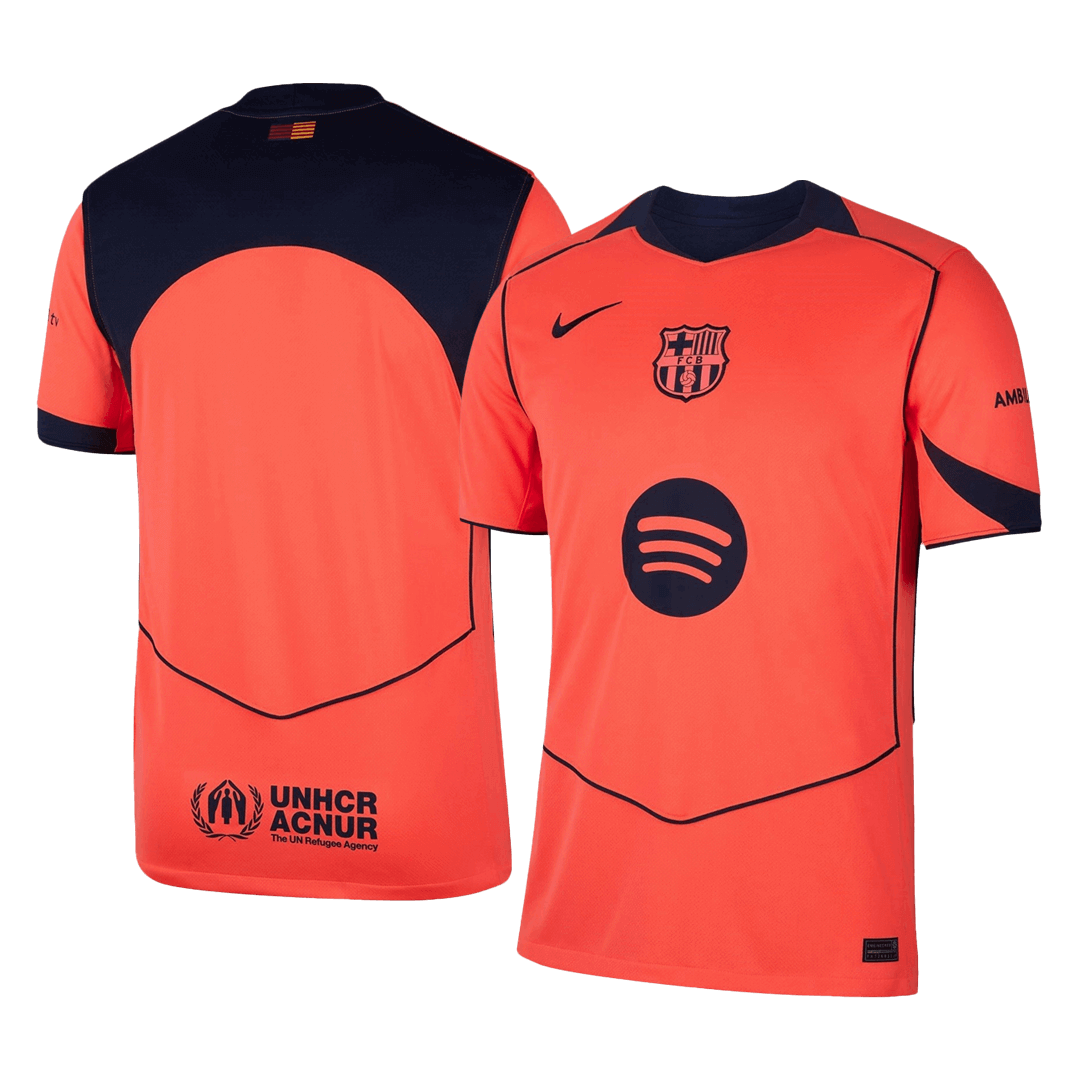 Barcelona Third Maillot 2025/26 Orange