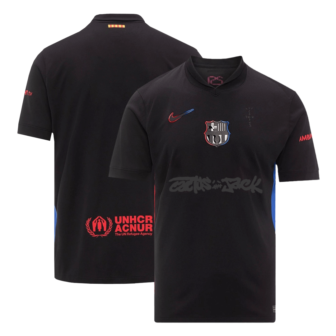 Barcelona X Travis Scott Extérieur Maillot 2024/25 Noir
