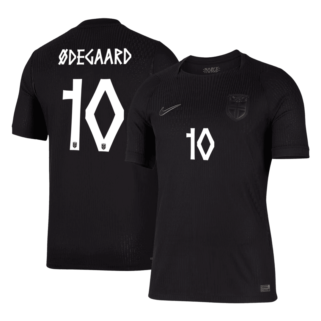 ØDEGAARD #10 Norvège Extérieur Maillot - Coupe du Monde 2026 Noir Joueur