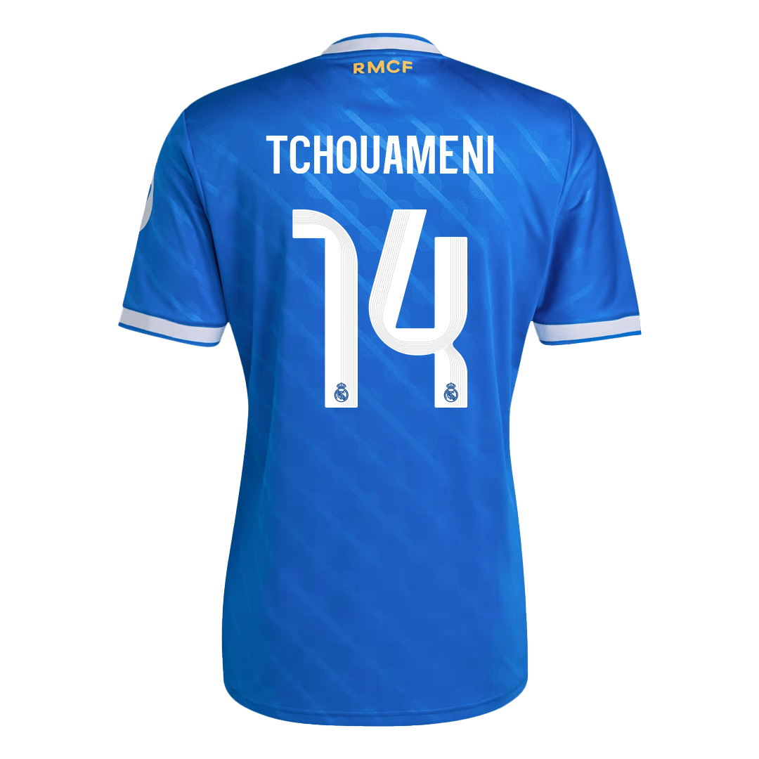 TCHOUAMENI #14 Real Madrid Troisième Maillot 2025/26 Bleu