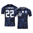 L. MARTINEZ #22 Argentina Away Shirt - World Cup 2026 Black