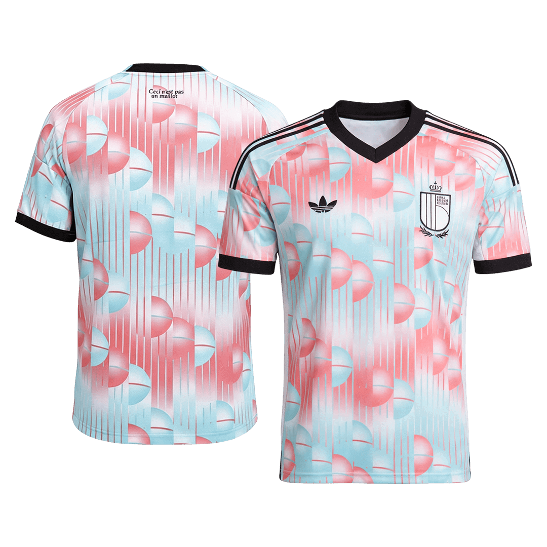 Maillot Extérieur Belgique - Coupe du Monde 2026 Bleu&Rose
