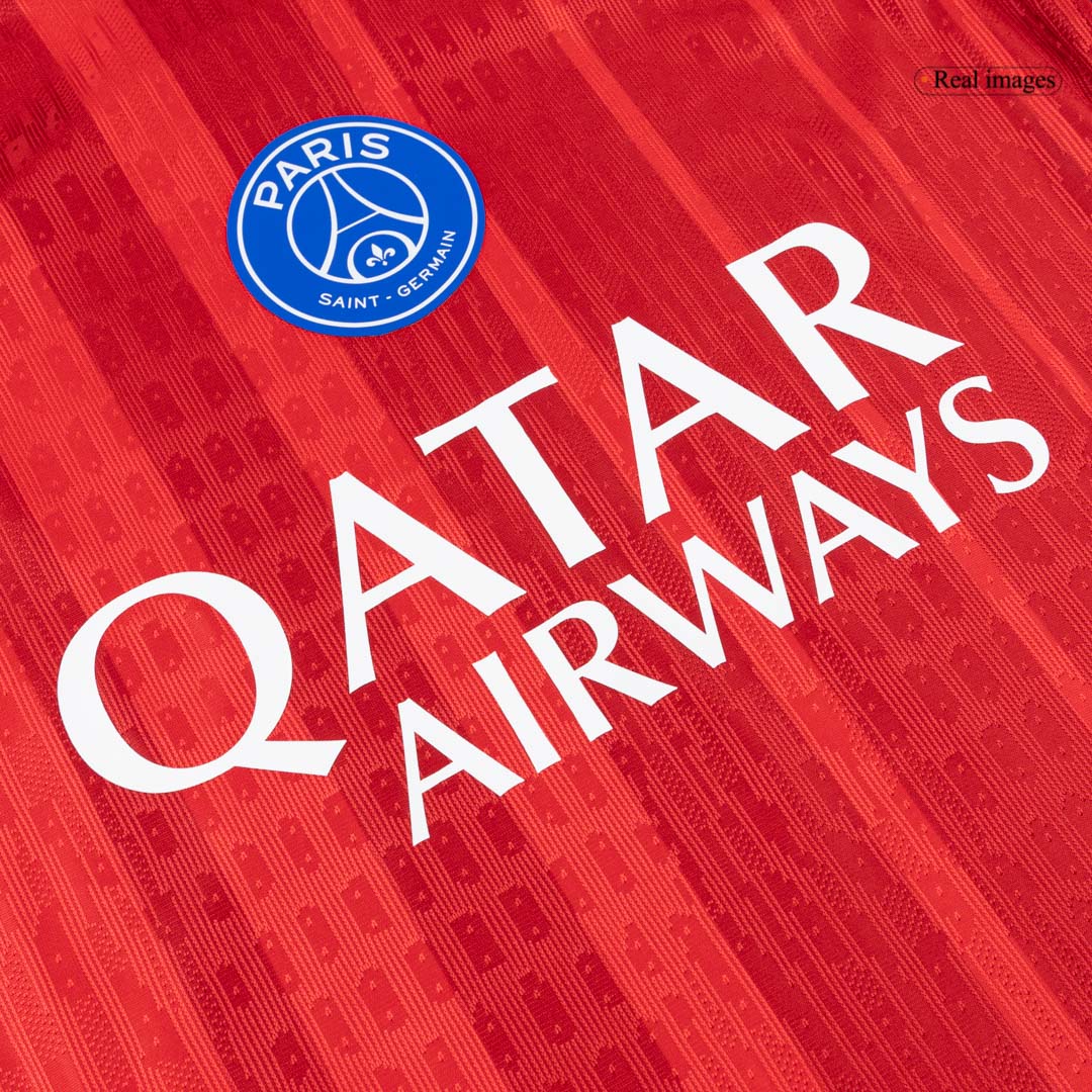 Maillot domicile du PSG 2025/26 rouge joueur
