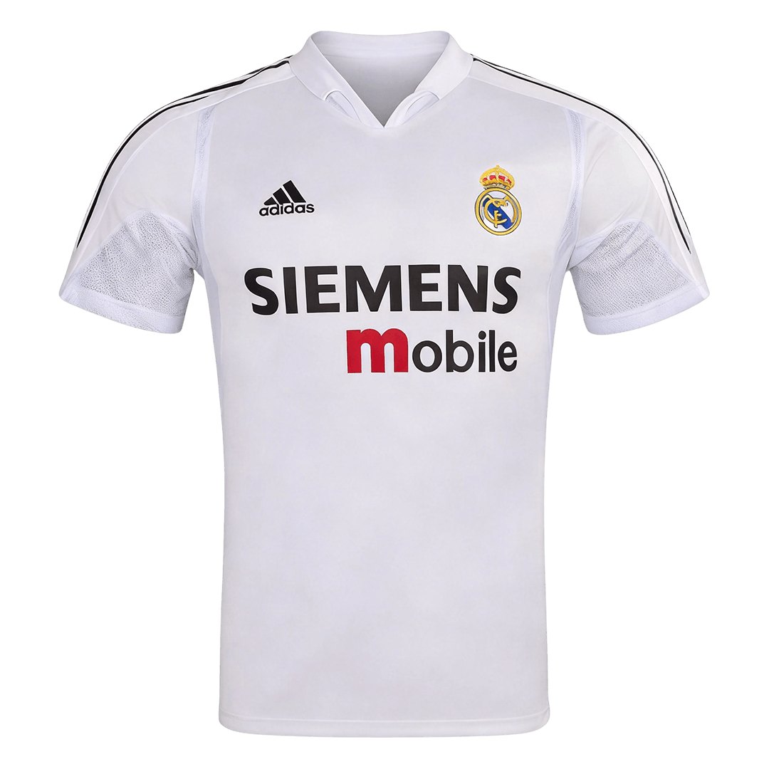 Maillot Rétro Domicile Real Madrid 2004/05 Blanc