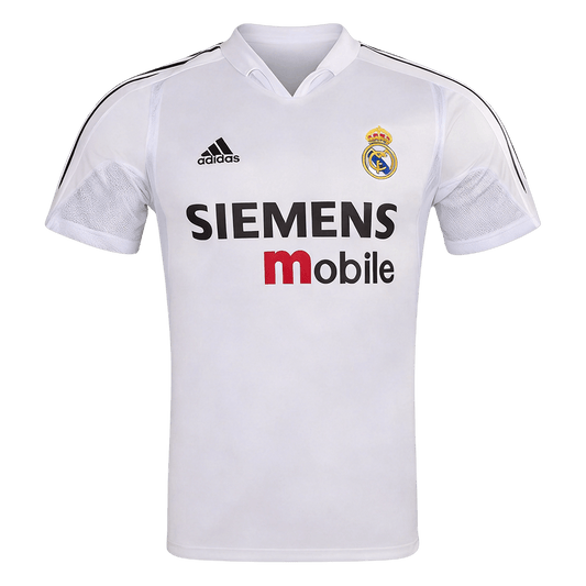 Maillot Rétro Domicile Real Madrid 2004/05 Blanc