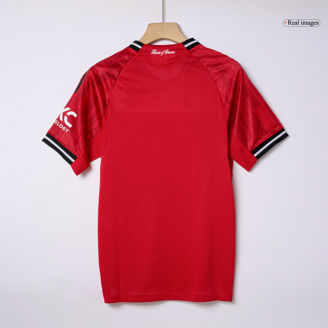B.FERNANDES #8 Manchester United Domicile Maillot 2025/26 Rouge Joueur