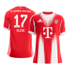 OLISE #17 Bayern Munich Domicile Maillot 2025/26 Rouge - Super