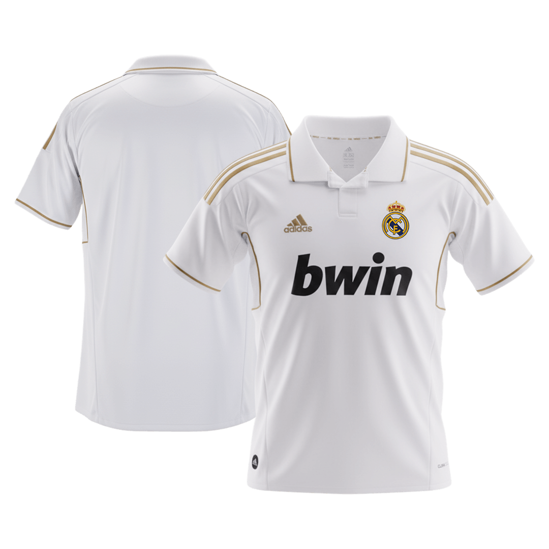 Maillot Domicile Rétro Real Madrid 2011/12 Blanc