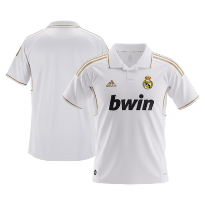 Maillot Domicile Rétro Real Madrid 2011/12 Blanc