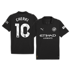 Maillot Extérieur CHERKI #10 Manchester City 2025/26 Noir