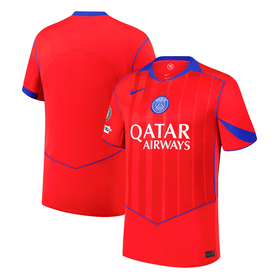 PSG Third Maillot 2025/26 Rouge