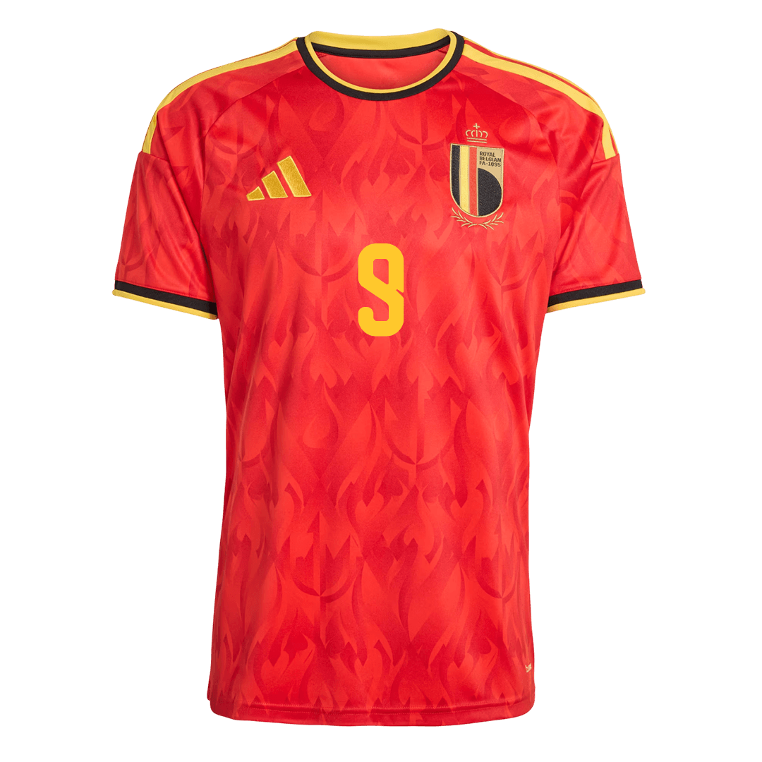 LUKAKU #9 Belgium Home Shirt - World Cup 2026 Red
