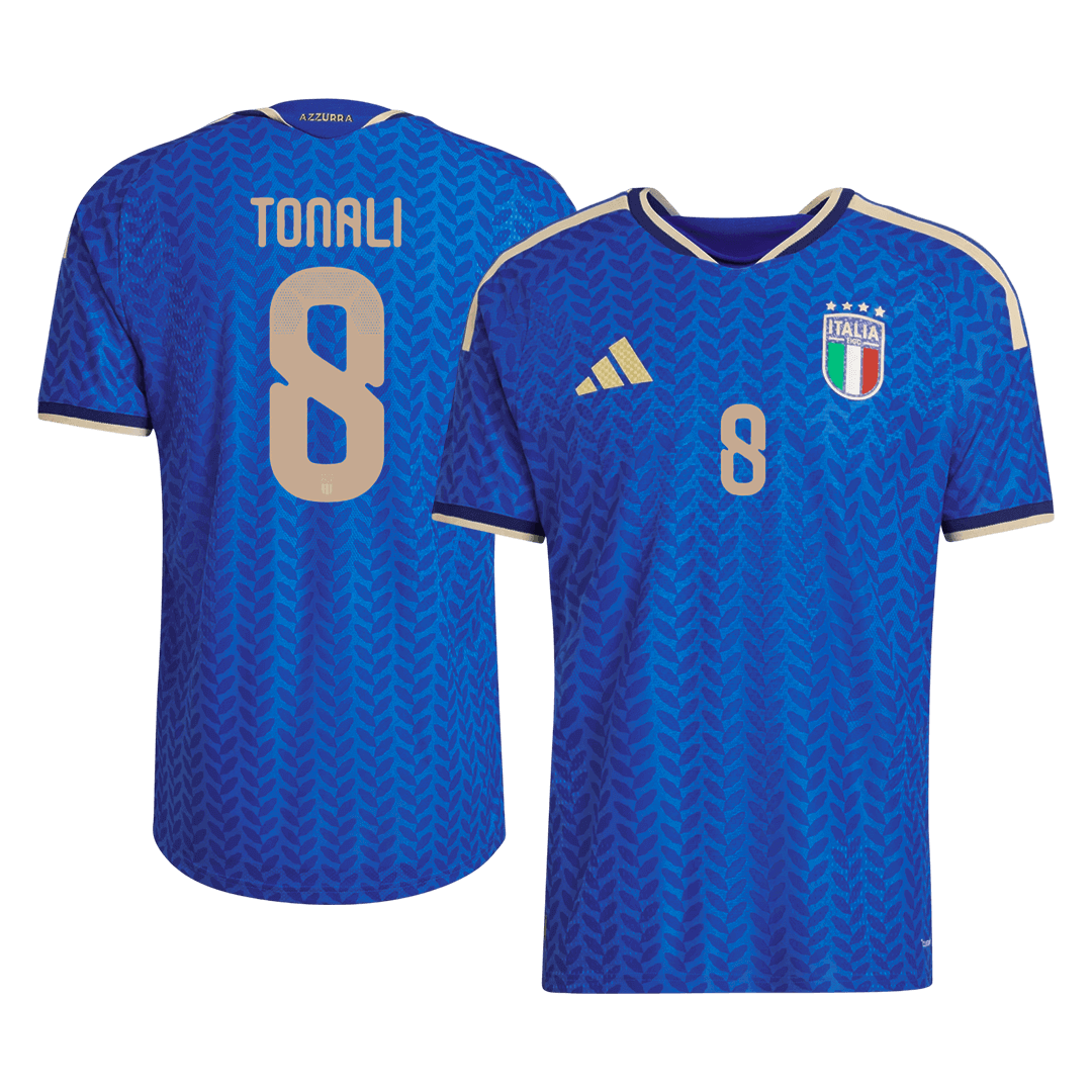 TONALI #8 Italie Domicile Maillot - Coupe du Monde 2026 Bleu Joueur