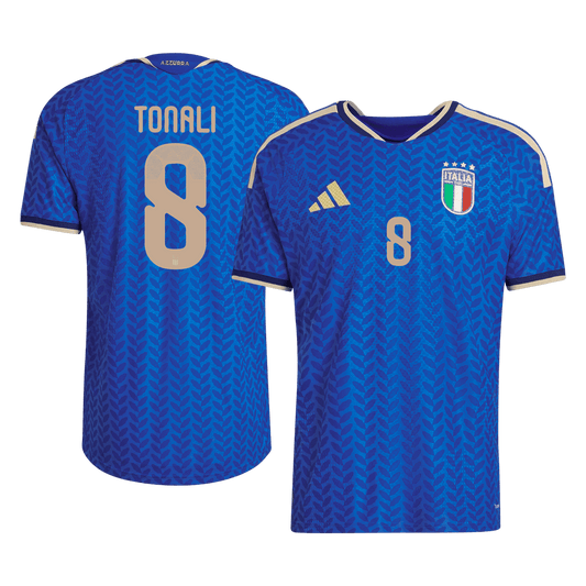 TONALI #8 Italy Home Jersey - 2026 World Cup Blue Player