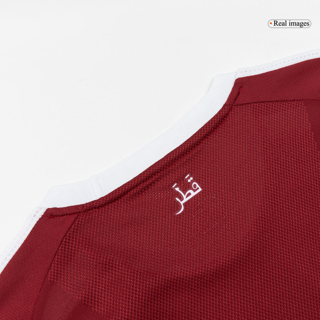 Qatar Domicile Maillot - Coupe du Monde 2026 Rouge Joueur