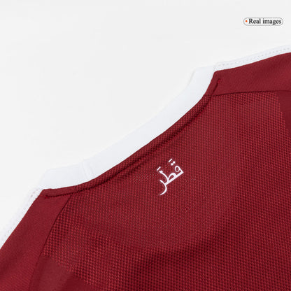 Qatar Domicile Maillot - Coupe du Monde 2026 Rouge Joueur