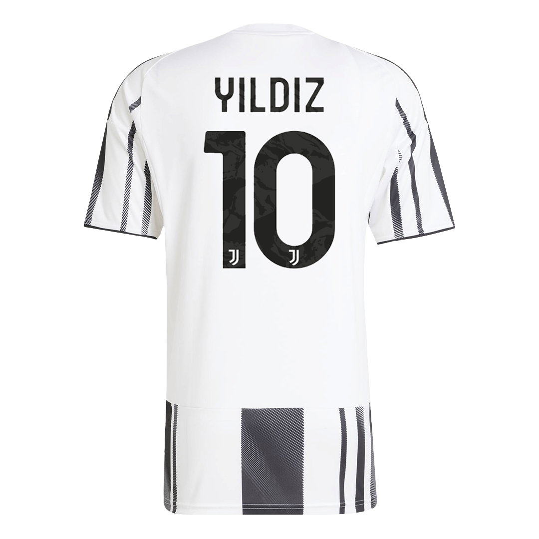 YILDIZ #10 Juventus Domicile Maillot 2025/26 Noir&Blanc