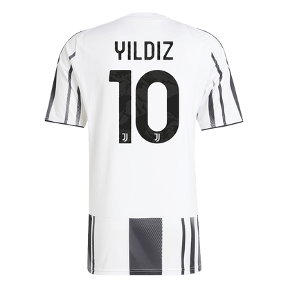 YILDIZ #10 Juventus Domicile Maillot 2025/26 Noir&Blanc