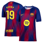 ROONY #19 Barcelona Domicile Maillot 2025/26 Rouge&Bleu - Super