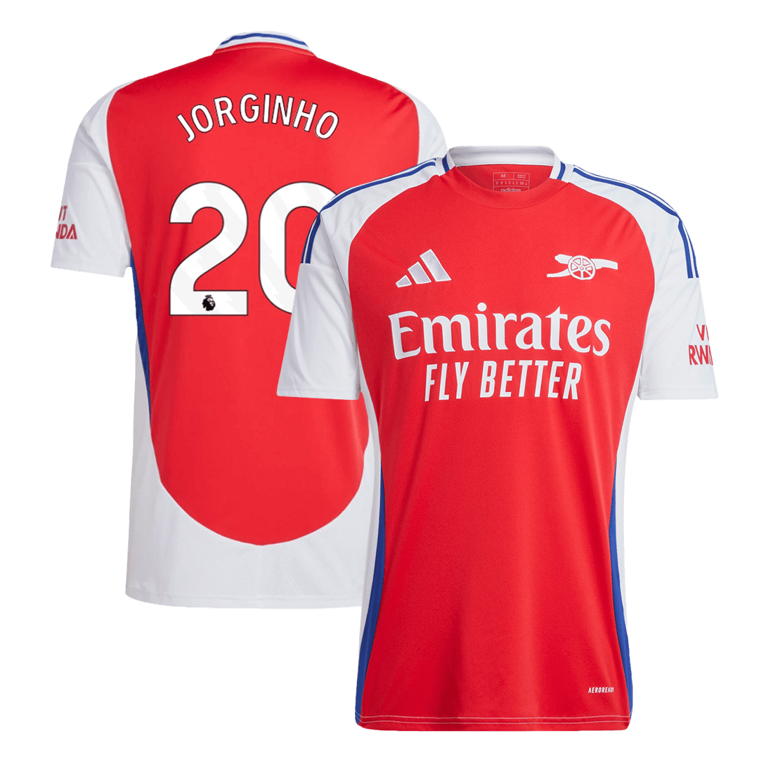 JORGINHO #20 Arsenal Domicile Maillot 2024/25 Rouge