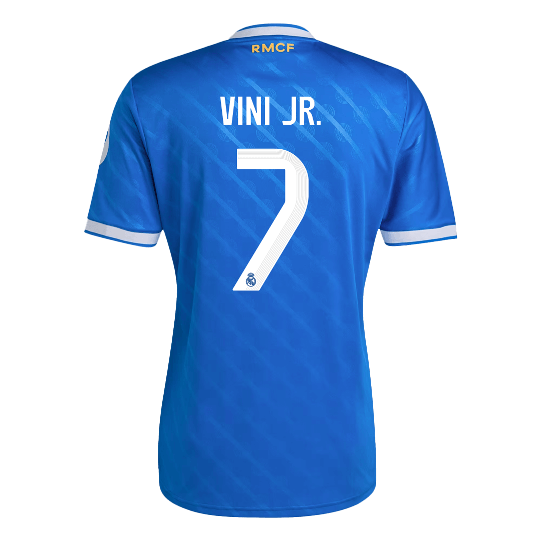 VINI JR. #7 Real Madrid Maillot Third 2025/26 Bleu