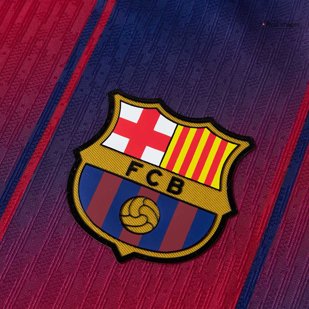 LEWANDOWSKI #9 Maillot Domicile Barcelone 2025/26 Rouge&Bleu Joueur