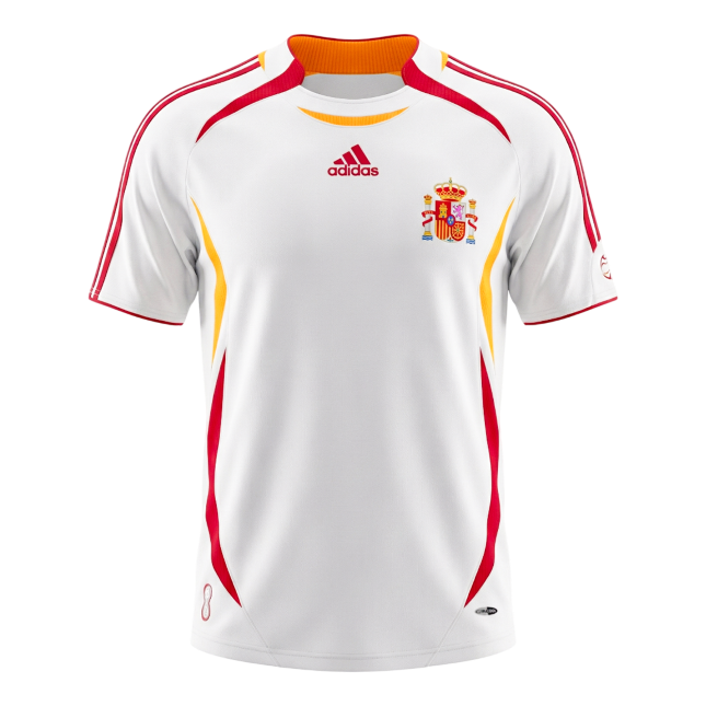 Maillot Extérieur Rétro Espagne 2006 Blanc