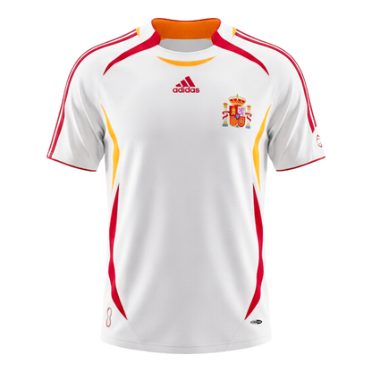 Maillot Extérieur Rétro Espagne 2006 Blanc