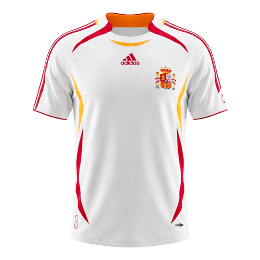 Maillot Extérieur Rétro Espagne 2006 Blanc
