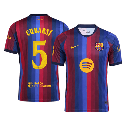CUBARSÍ #5 Barcelona Domicile Maillot 2026/27 Blue&Garnet - UCL