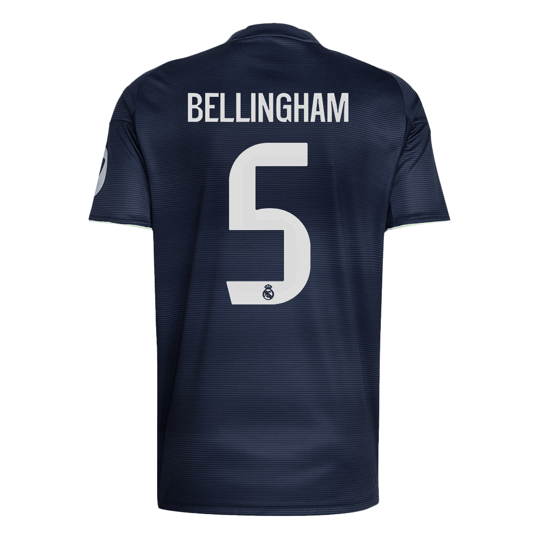 BELLINGHAM #5 Real Madrid Maillot Extérieur 2025/26 Bleu Marine - Super