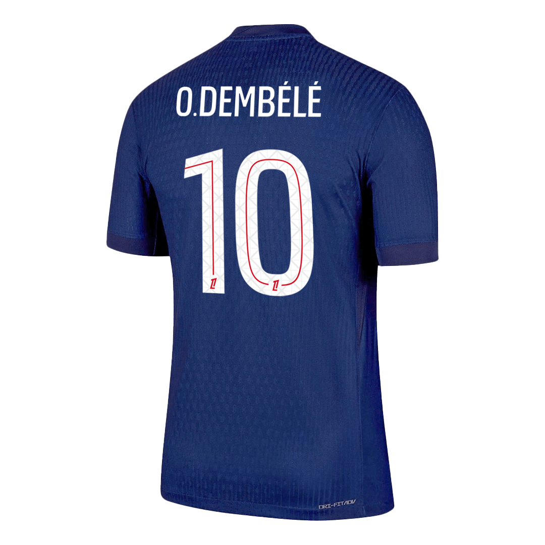 O.DEMBÉLÉ #10 PSG Domicile Maillot 2025/26 Bleu marine Joueur