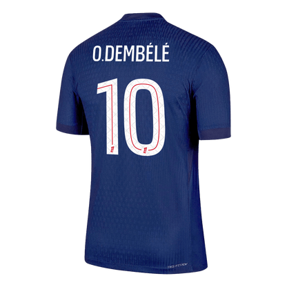 O.DEMBÉLÉ #10 PSG Domicile Maillot 2025/26 Bleu marine Joueur
