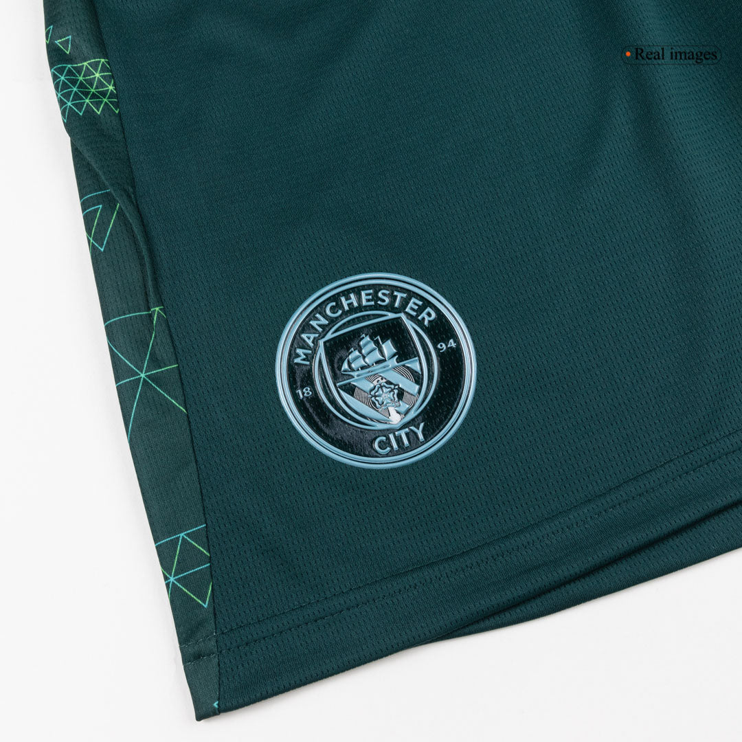 Manchester City Fourth Away Maillot Kit 2025/26 Vert