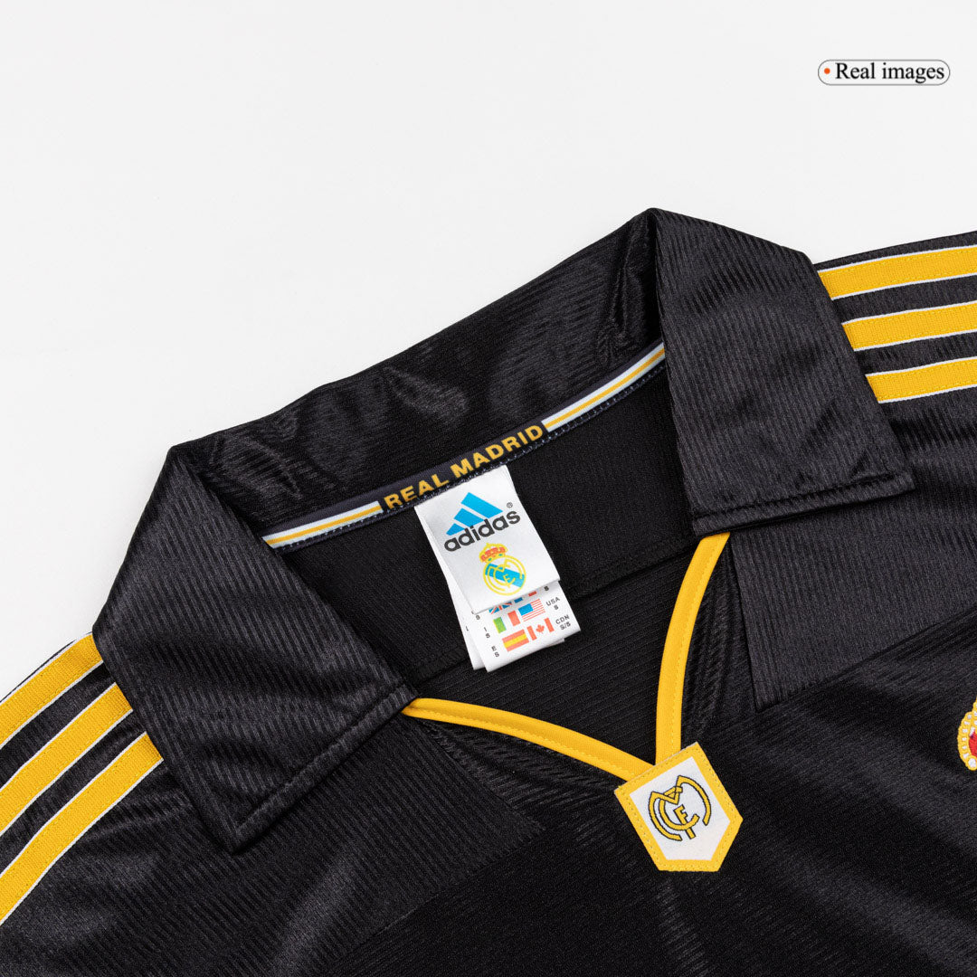 Maillot Rétro Real Madrid Extérieur 1999/01 Noir