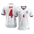 RICE #4 Angleterre Domicile Maillot - Coupe du Monde 2026 Blanc Joueur