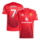 MOUNT #7 Maillot Domicile Manchester United 2024/25 Rouge