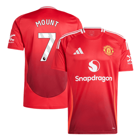 MOUNT #7 Maillot Domicile Manchester United 2024/25 Rouge