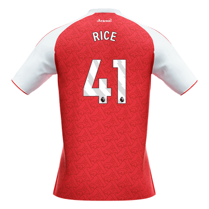 RICE #41 Maillot Domicile Arsenal 2025/26 Rouge - Superbe