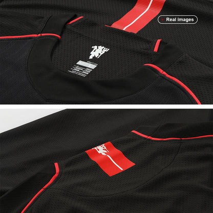 Maillot rétro Manchester United extérieur 2007/08 noir