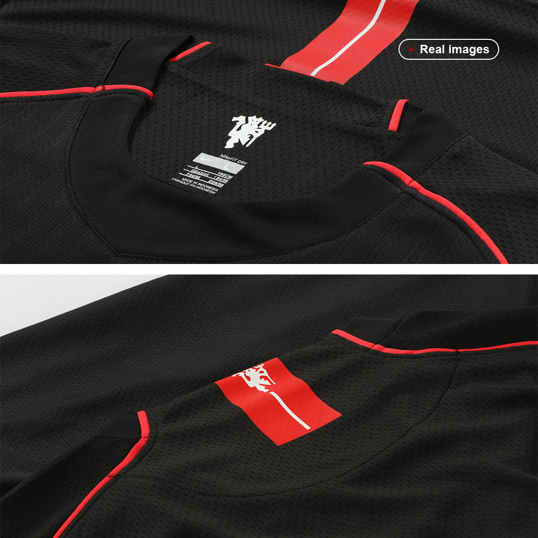 Maillot extérieur rétro RONALDO #7 Manchester United 2007/08 Noir