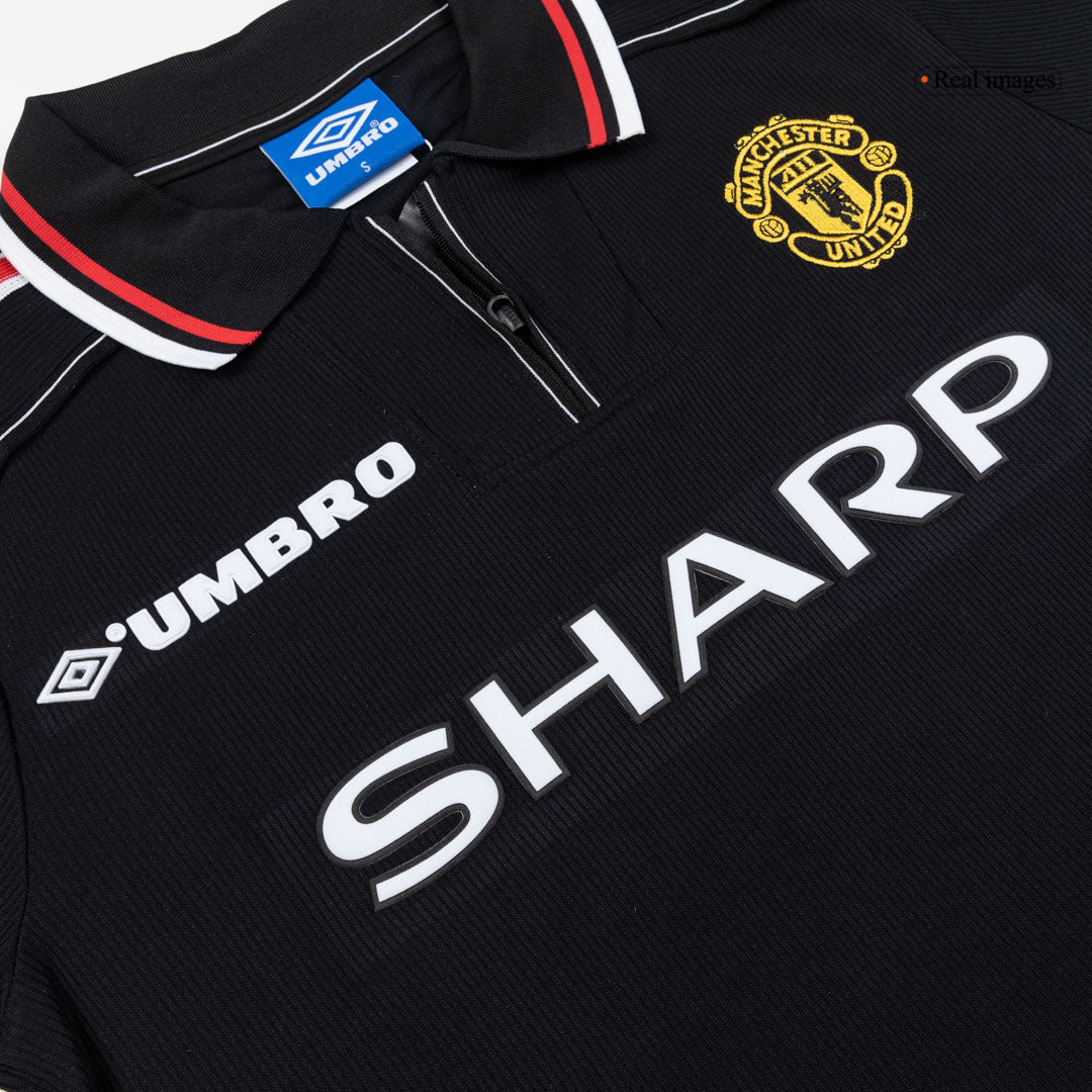 Rétro Maillot Extérieur Manchester United 1998 Noir