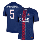 MARQUINHOS #5 PSG Domicile Maillot 2025/26 Bleu marine Joueur